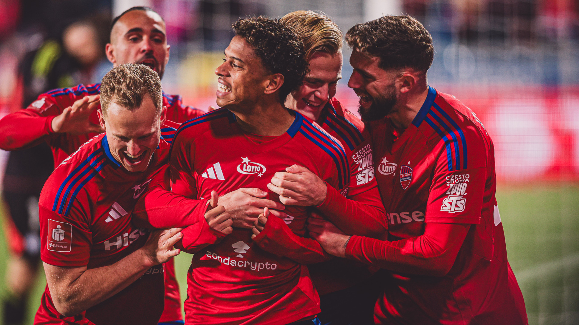 raków częstochowa legia warszawa radość