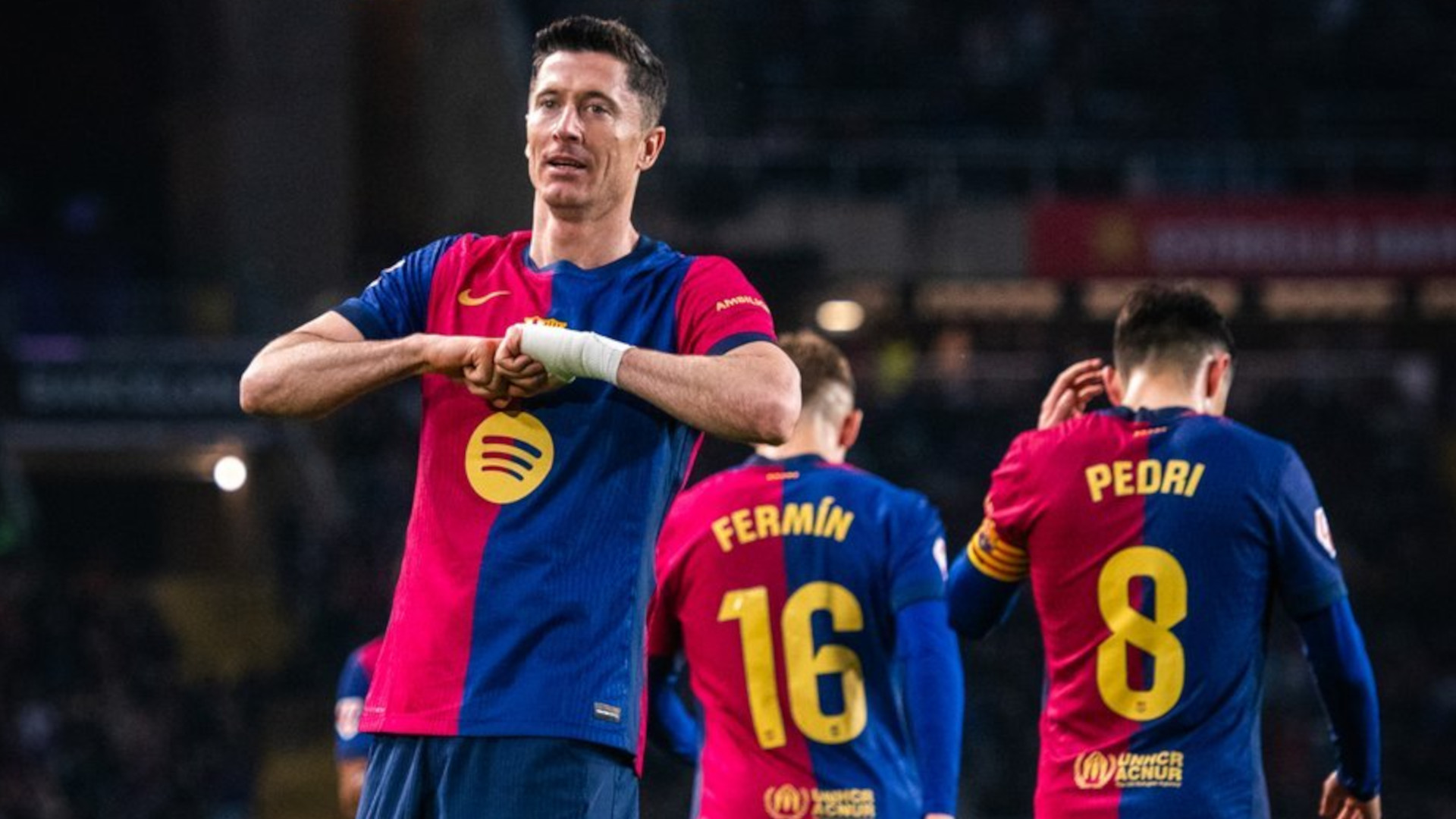 robert lewandowski fc barcelona osasuna