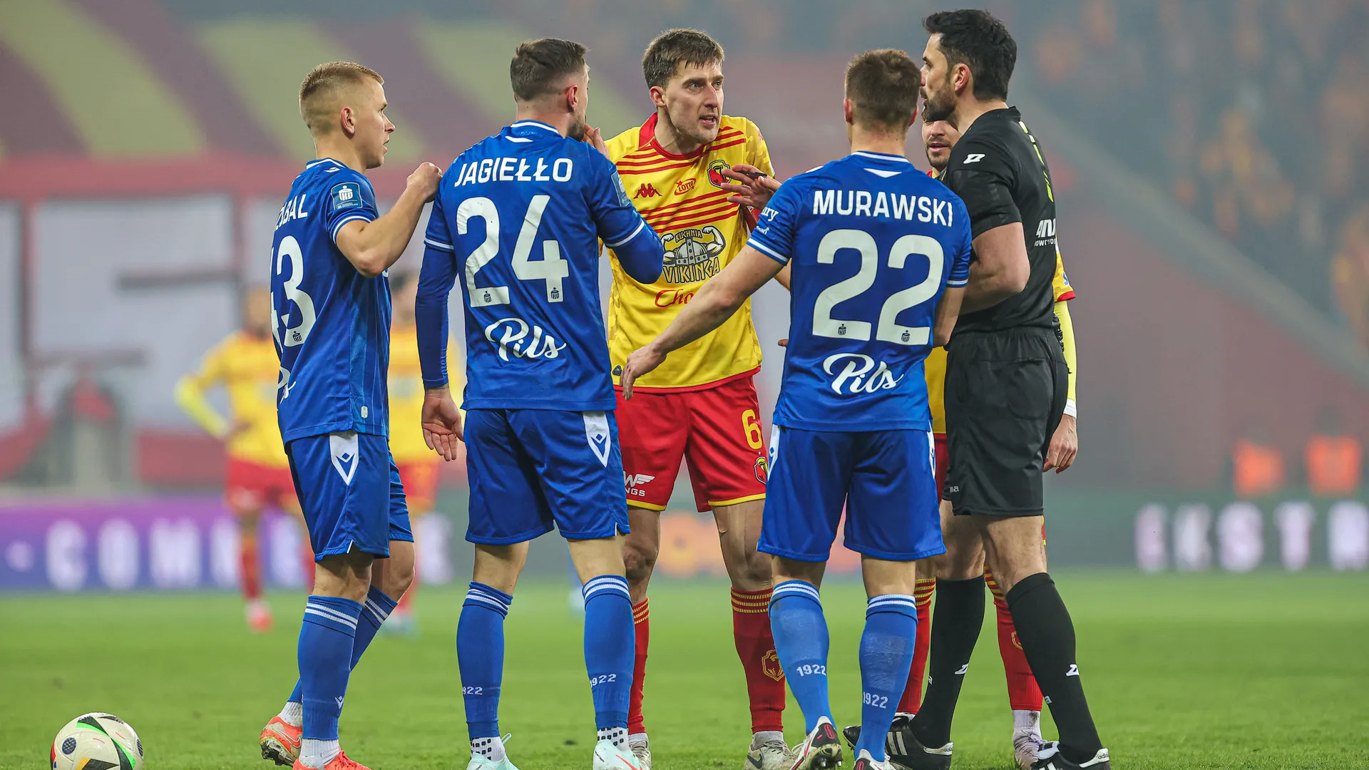 jagiellonia lech romanczuk murawski